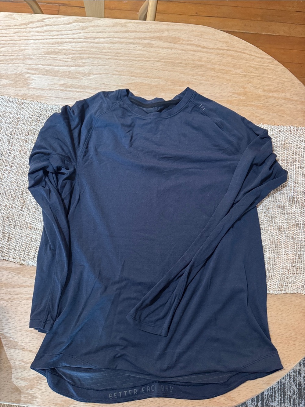 lululemon athletica Long-Sleeve Crew in Navy Blue